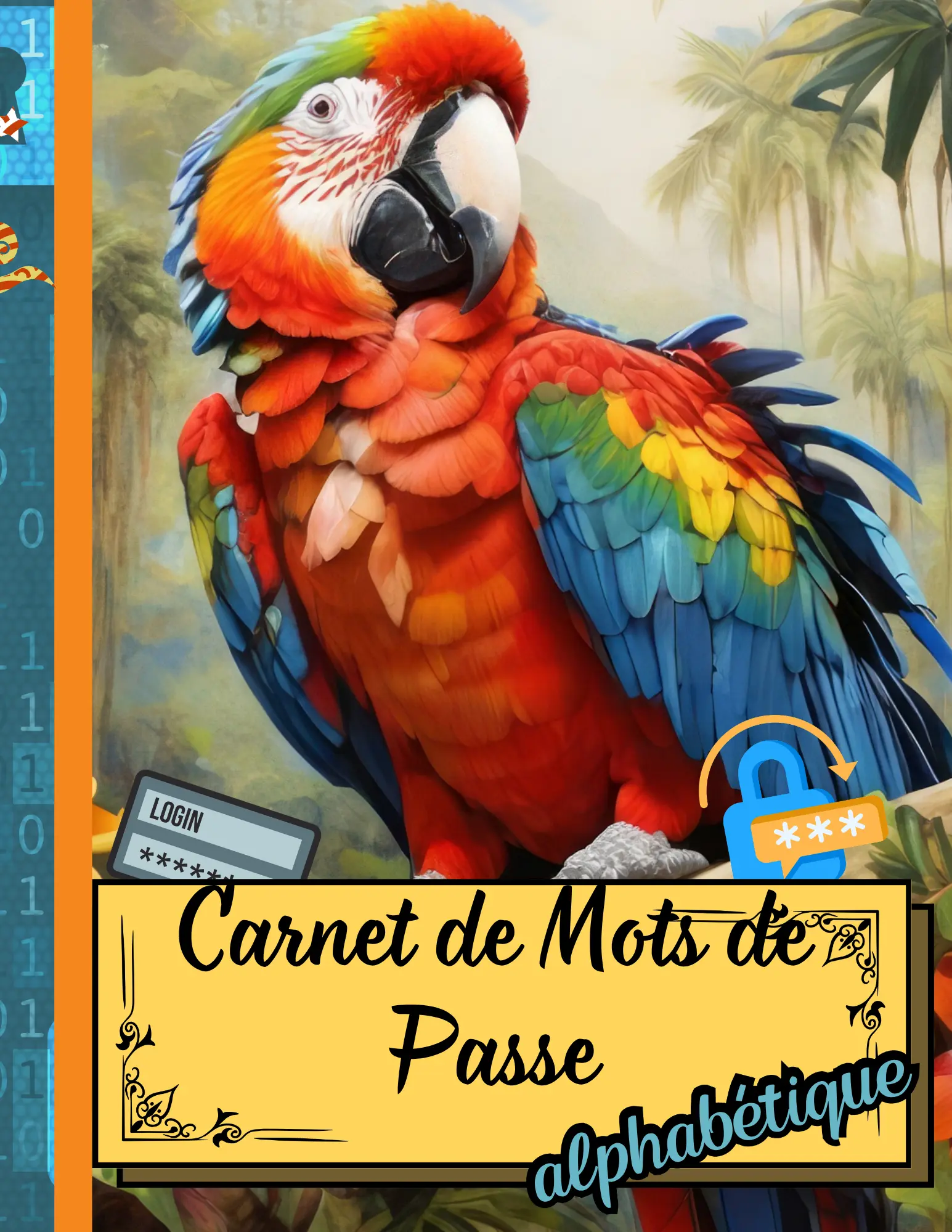 Carnet de Mots de Passe Alphabétique